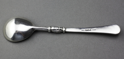 Rare Liberty & Co Arts and Crafts Silver Spoon - Bernard Cuzner, Artists' Spoons, Simon Moore